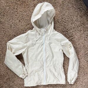 Columbia Cream Hooded Jacket XS